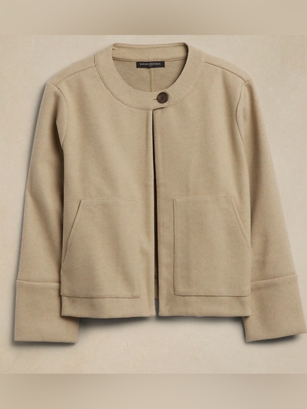 Banana Republic Factory Boxy Melton Utility Jacket - Like New Large